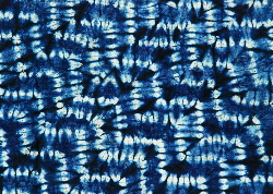 Shibori tie-dye with indigo on cotton | Wild Colours natural dyes
