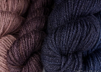 Wool dyed with logwood & iron | Wild Colours natural dyes