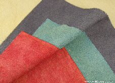 Cotton dyed with myrobalan & madder, indigo, iron & myrobalan alone | Wild Colours natural dyes